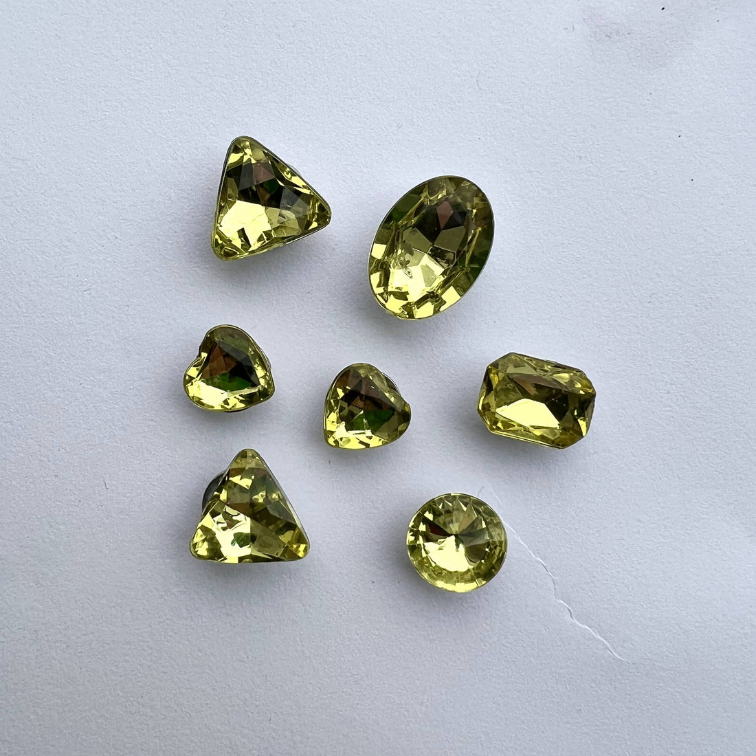 Gemstone Charm - Canary Yellow